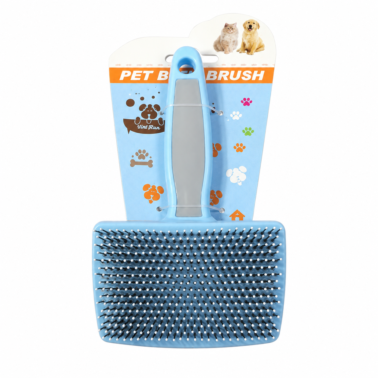 Cepillo para Perros y Gatos con Cerdas Plásticas